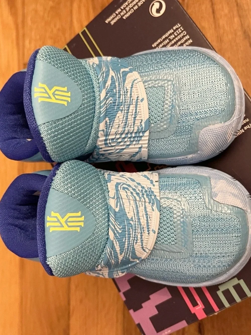 Nike Kyrie 6 Pool (TDV) Blue Pink Infant Toddler Size 4C DA5170 409